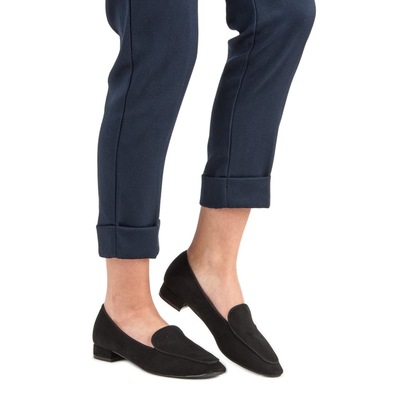 Small Swan Modne Lordsy czarne 1