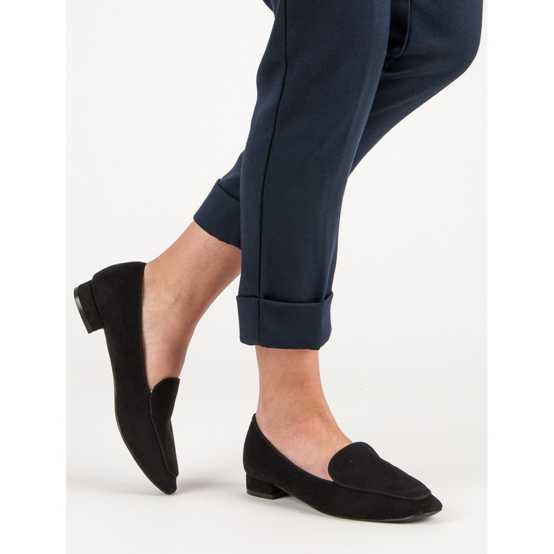 Small Swan Modne Lordsy czarne 2