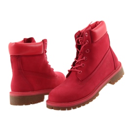 Timberland 6 INCH PREMIUM WATERPROOF czerwone 4