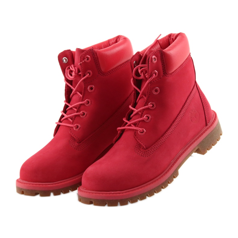 Timberland 6 INCH PREMIUM WATERPROOF czerwone 3
