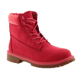 Timberland 6 INCH PREMIUM WATERPROOF czerwone 1