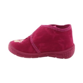 Befado różowe obuwie dziecięce kapcie 529P026 2
