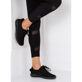 Buty sportowe czarne BY-049 Black 2