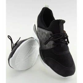 Ultra lekkie buty sportowe czarne BY-069 Black 5