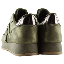 Buty sportowe zielone KB-091 Army Green 2