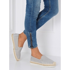 Espadryle damskie szare 6602 Grey 1