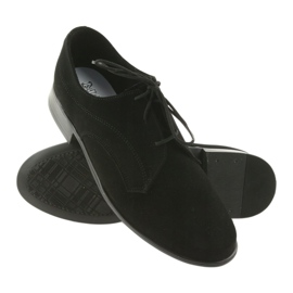 Miko półbuty dziecięce zamszowe buty komunijne czarne 3