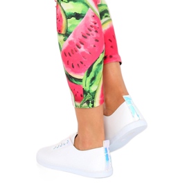 Trampki z hologramem białe JX71P Silvery 1