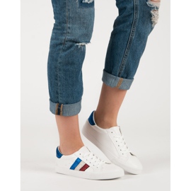 Comer Sznurowane Białe Trampki 1