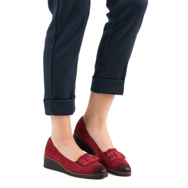 Czółenka Z Kokardką VINCEZA czerwone 1