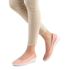 Comer Różowe Baleriny Na Koturnie 1