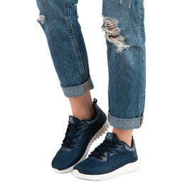 Ax Boxing Modne Buty Na Trening niebieskie 2