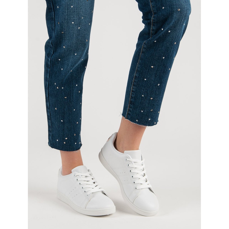 Białe Trampki Z Sercem 1