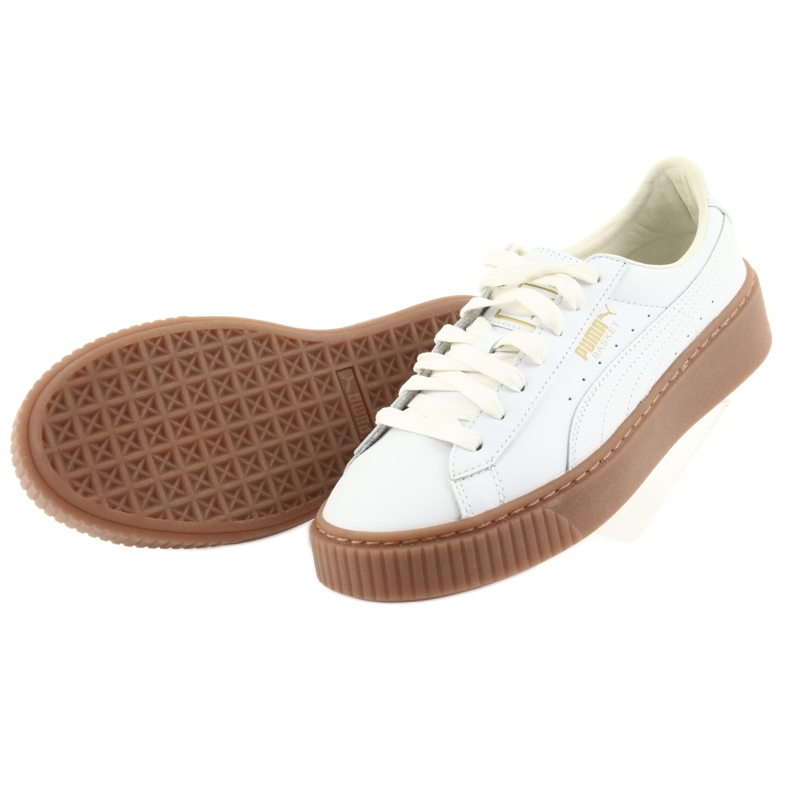 Puma Buty damskie Basket Platform Core W 001 białe 4