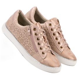 Kylie Casualowe Trampki brązowe 1