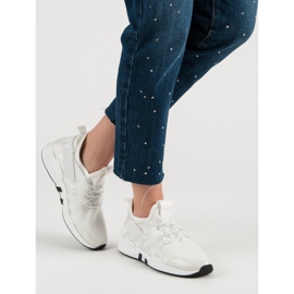 Modne Buty Sportowe białe 1