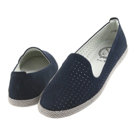 Filippo Lordsy balerinki damskie espadryle F 081 granatowe 4
