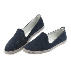 Filippo Lordsy balerinki damskie espadryle F 081 granatowe 3
