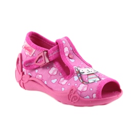 Befado różowe obuwie dziecięce 213P108 1