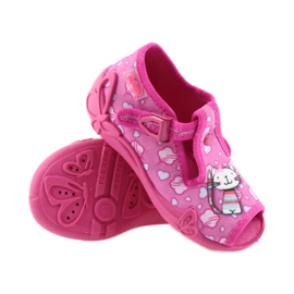 Befado różowe obuwie dziecięce 213P108 3