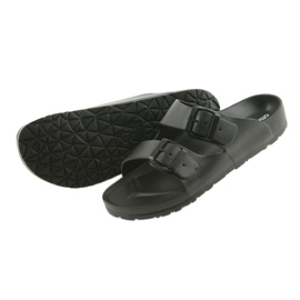 Klapki męskie profilowane Atletico czarne 4