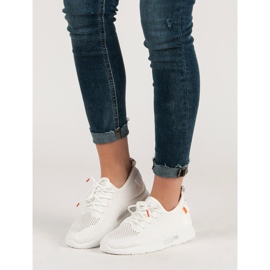 Przewiewne Obuwie Sportowe białe 2