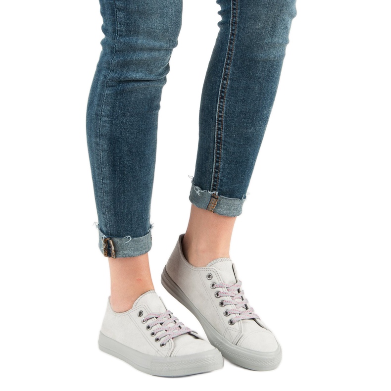 McKey Wygodne Szare Trampki 2