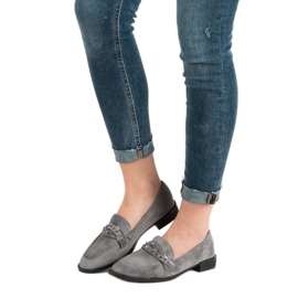 Sergio Todzi Szare Mokasyny Z Dżetami 2