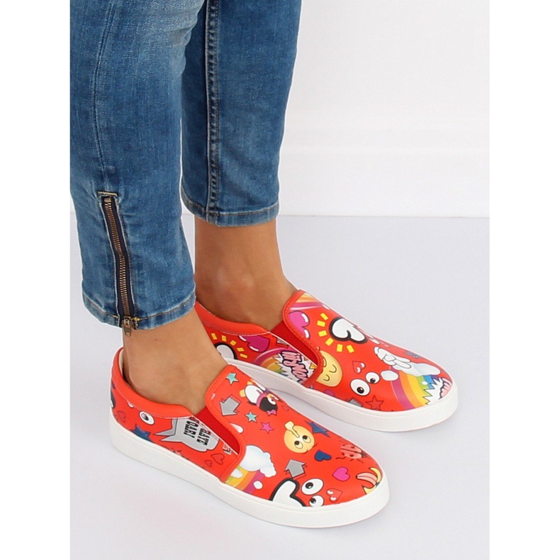 Slipony komiksowe 6120 Red czerwone 1