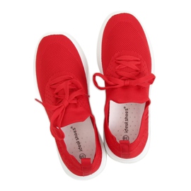 Buty sportowe czerwony LX-9837 Red czerwone 2