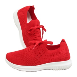 Buty sportowe czerwony LX-9837 Red czerwone 3