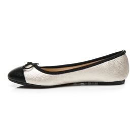 Bestelle Dwukolorowe Baleriny żółte 1