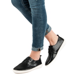 Filippo Czarne Skórzane Półbuty 2