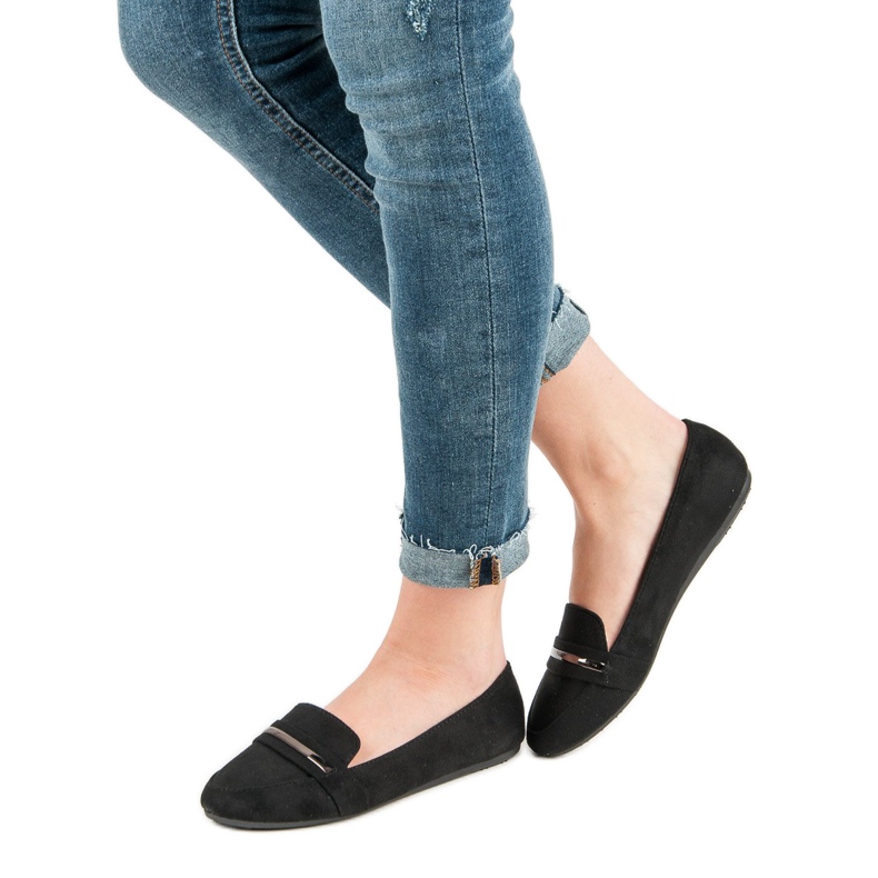 Zamszowe Czarne Lordsy 2