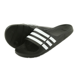 Klapki adidas Duramo Slide M G15890 białe czarne 3