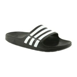 Klapki adidas Duramo Slide M G15890 białe czarne 1