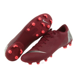 Buty piłkarskie Nike Mercurial Vapor 12 Academy Fg M AH7375-606 czerwone czerwone 6