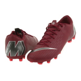 Buty piłkarskie Nike Mercurial Vapor 12 Academy Fg M AH7375-606 czerwone czerwone 5