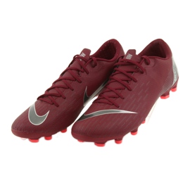 Buty piłkarskie Nike Mercurial Vapor 12 Academy Fg M AH7375-606 czerwone czerwone 4