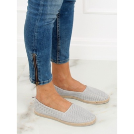 Espadryle z siateczki szare JX1029 Grey 2
