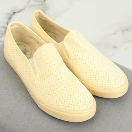 Trampki slip-on żółte G-92 Yellow 1