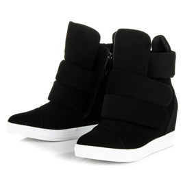 Modne Sneakersy czarne 1