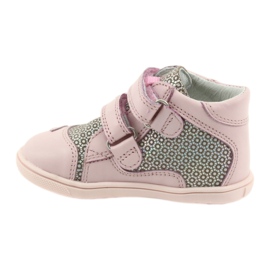 Bartek trzewiki dziewczęce na rzepy11703 różowe 2