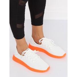 Buty sportowe biało-pomarańczowe NB283P-ST WHITE/ORANGE białe 2