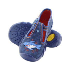 Befado obuwie dziecięce 110P297 niebieskie 4