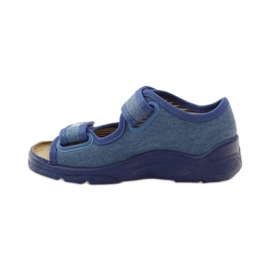 Befado obuwie dziecięce 113X010 niebieskie 3