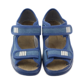 Befado obuwie dziecięce 113X010 niebieskie 5
