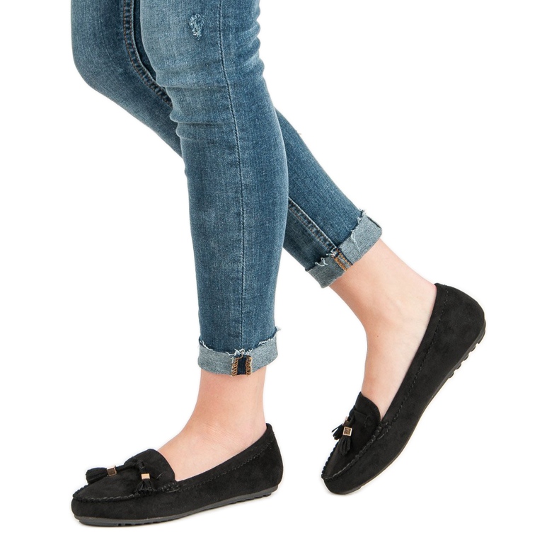 Klasyczne Czarne Mokasyny 1