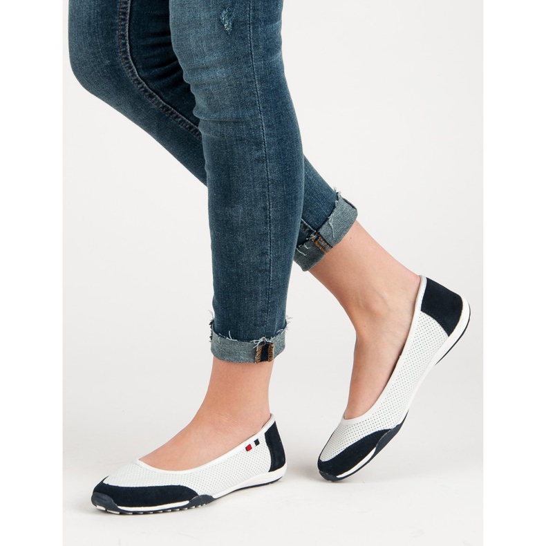 Filippo Sportowe Baleriny białe 1