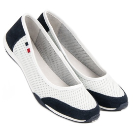 Filippo Sportowe Baleriny białe 2